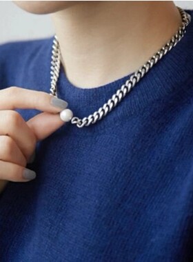 明星同款日韩大牌简约女项链链条