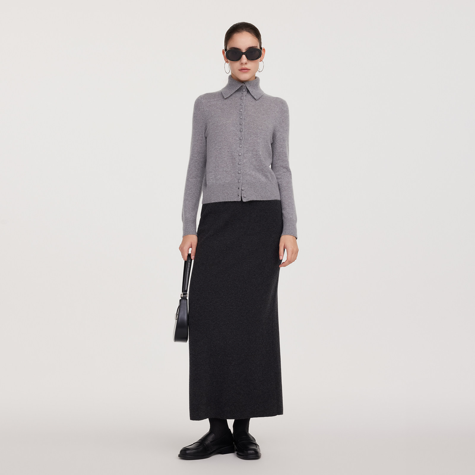 歌莉娅羊绒衫女秋冬2025新款高知穿搭毛织开衫修身上衣1ESL6J6S0,淘宝优惠券,粉丝福利购,淘宝优惠卷