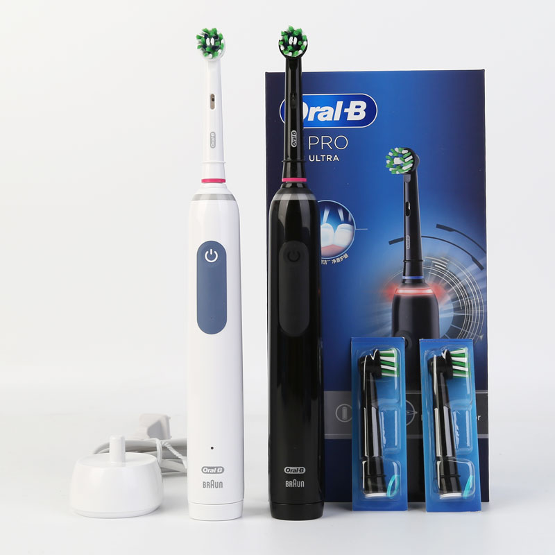 博朗OralB/欧乐比B 电动牙刷pro ultra成人情侣旋转pro4/pro3正品 - 图3