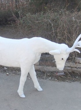 工艺场景布置装饰品圣诞鹿