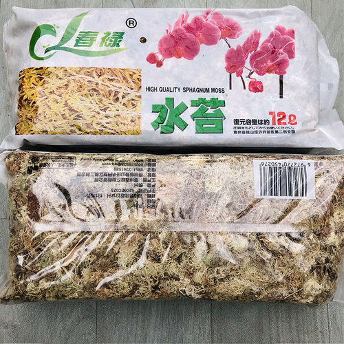 兰花专用水苔卫生清洁保湿好透气 不易生细菌 石斛兰蝴蝶兰各种兰 - 图1