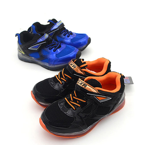 日本GXR中小童春夏秋季运动鞋灯光爆闪鞋波鞋透气休闲鞋防滑弹性 - 图3