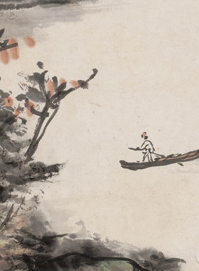 国画大师水墨山水画艺术微喷复制