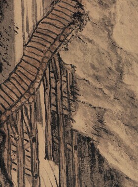 新品庐山高图艺术微喷装饰画挂画