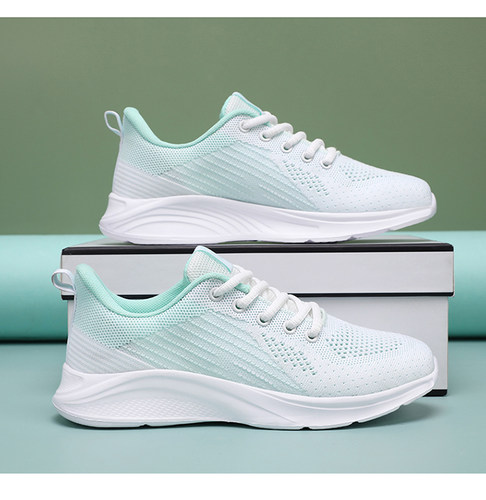 夏季贝艾梦女鞋运动鞋镂空单网面透气休闲跑步鞋百搭轻便旅游鞋 - 图2