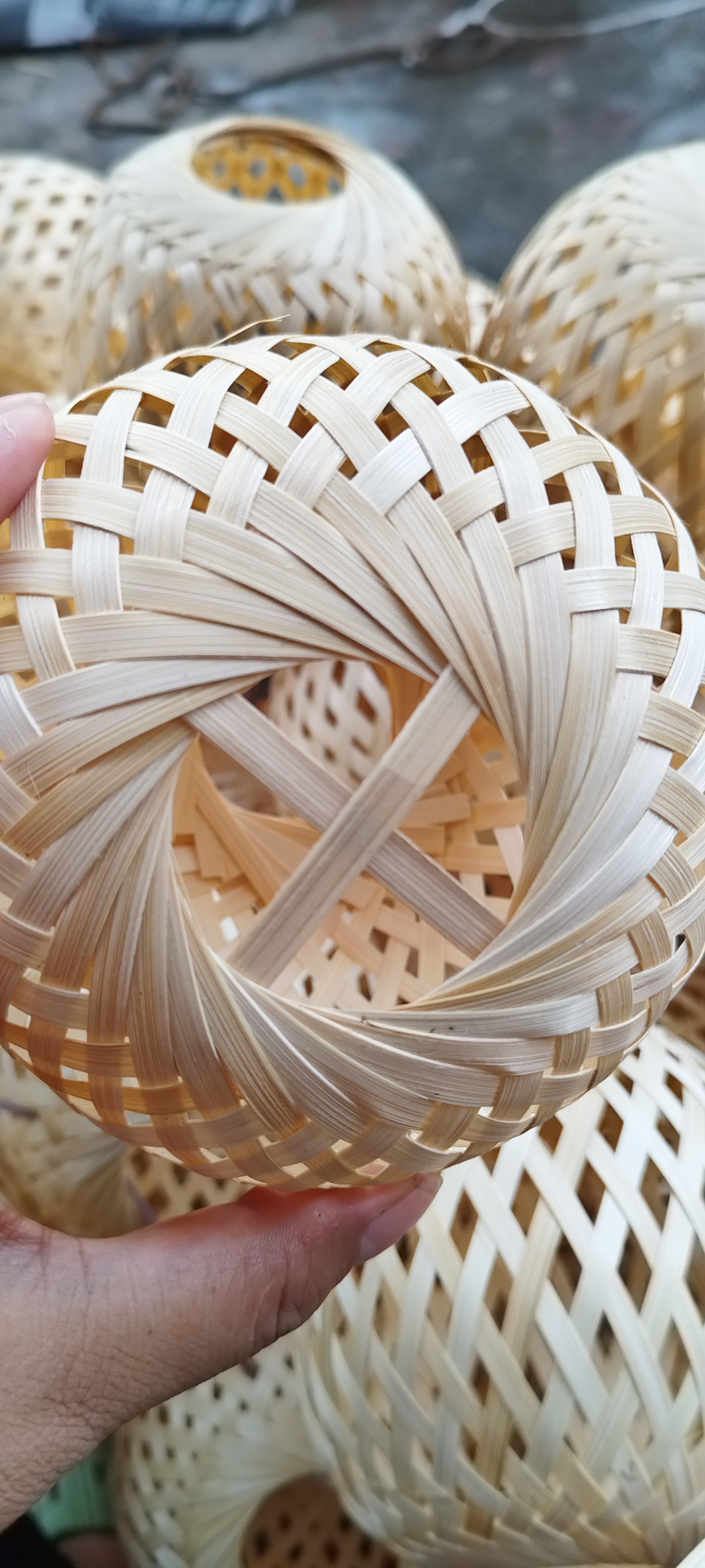 竹编灯笼竹编手工艺品竹编织竹灯笼竹装饰灯罩复古灯笼13×13cm,淘宝优惠券,粉丝福利购,淘宝优惠卷