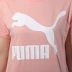 PUMA 彪马 2019 mùa thu áo len mới màu hồng rộng tay áo thun thể thao mỏng 579406 - Áo phông thể thao