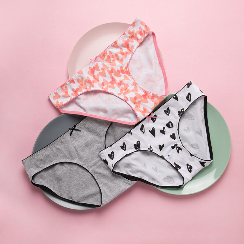 纯棉可爱时代百分百夏天少女内裤 棉花共和国网赢专卖内裤