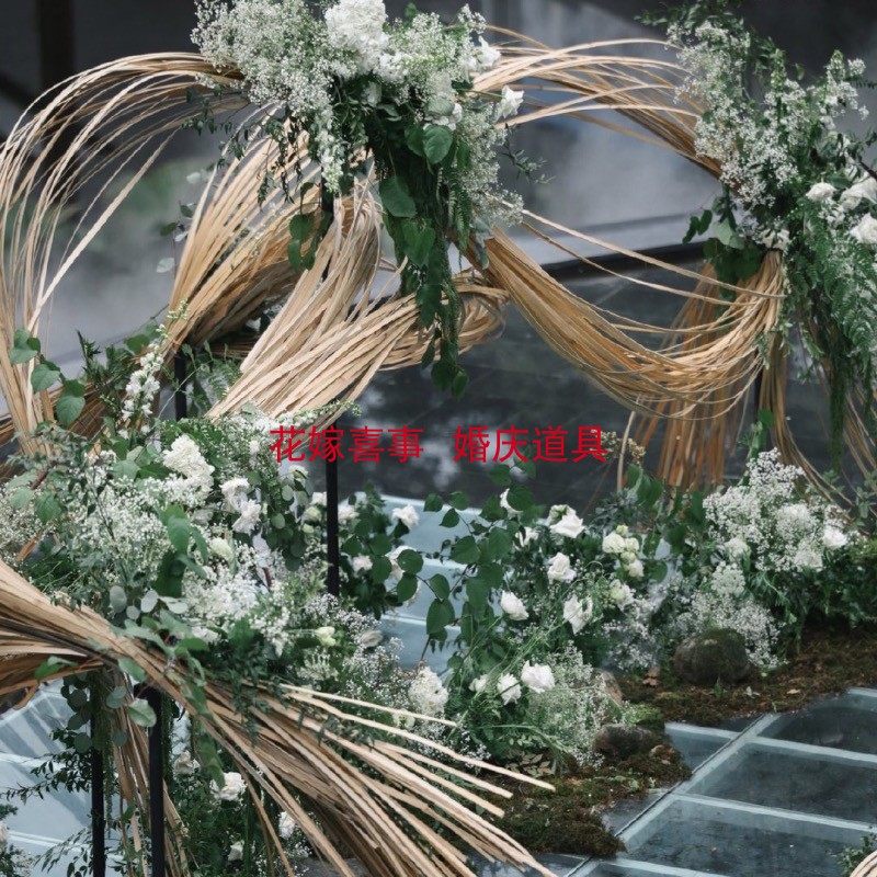婚庆道具DIY竹丝竹条薄竹片竹编园艺花艺婚礼舞台背景墙橱窗装饰,淘宝优惠券,粉丝福利购,淘宝优惠卷