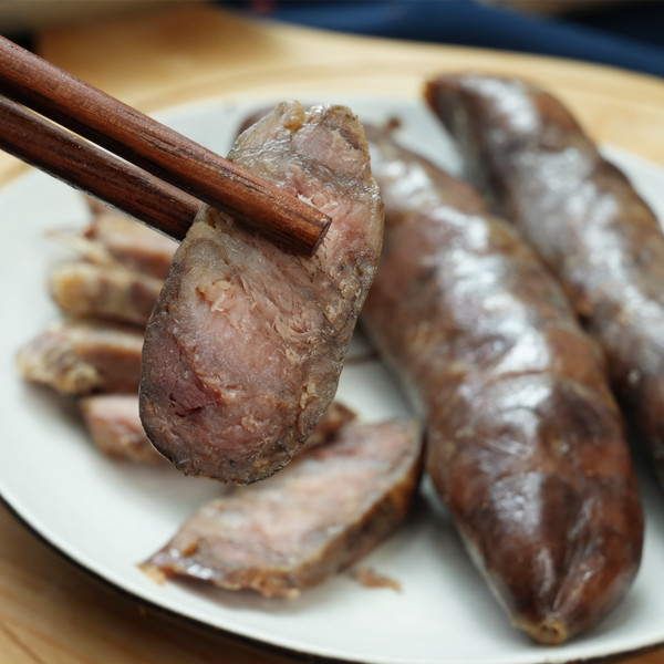 诸城特产猪肉风干香肠猪肉香肠腊肠 非四川腊肠麻辣香肠500克包邮 - 图3