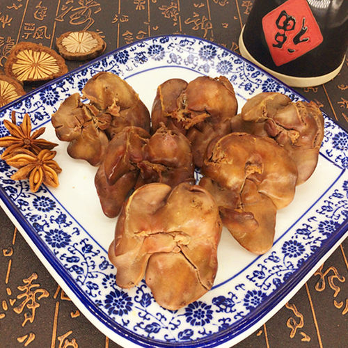 卤鸡肝 诸城烧肉烧烤特产 即食卤熏烤鸡肝卤肉熟食 鸡肝真空包邮 - 图0