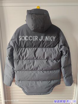 CP22866 ຍີ່ຫໍ້ trendy SOCCERJUNKY ກິລາບານເຕະຫມາລະດູຫນາວການຝຶກອົບຮົມອົບອຸ່ນແລະຫນາກາງຍາວເສື້ອກິລາຜູ້ຊາຍ