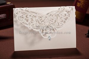 北京实体店直销唯思美创意中韩式个性定制结婚婚礼请柬邀请函喜帖