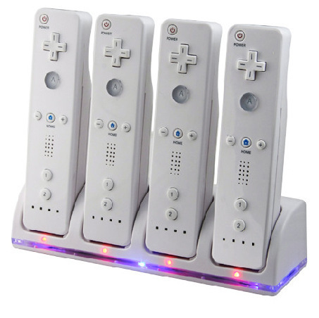 WiiU/Wii四充 Wii充电电池 wii 4合1电池套装 wii电池+座充-图0