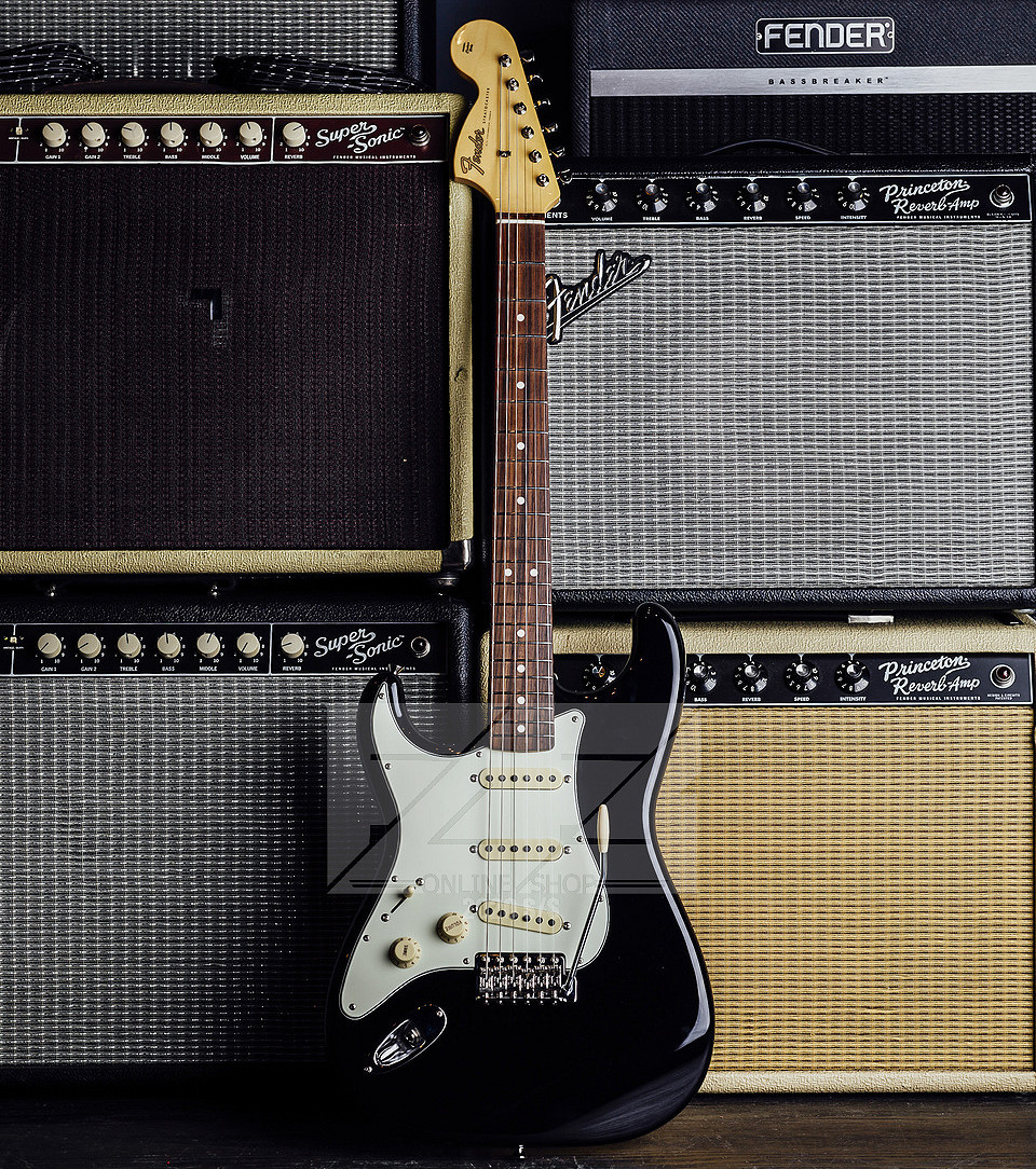 FENDER JAPAN STRATOCASTER SEATTLE 日产 伪左手吉他 全球100把 - 图3