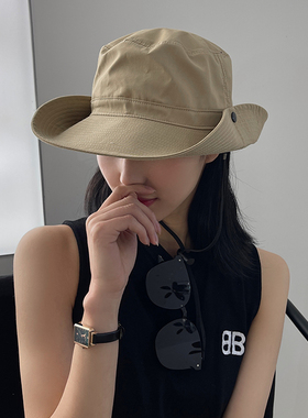 登山帽户外休闲男女四季大檐防UV