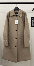 South Korea Direct Mail East Gate 2023 Autumn Winter New BOWTIE Jacket Long cotton jacket 21240262