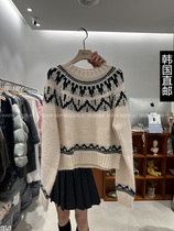 Amy Home Korea Direct mail East gate 2023 Winter fit new APRILRIBON sweater 21310583