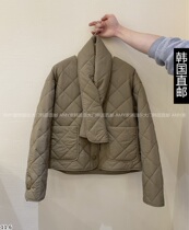 East Gate 2023 Winter Dress New MUSE-P Jacket Short cotton clothing cotton with scarves 21310424