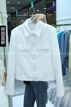 South Koreas new products East gate 2022 spring and summer new BIRTHDAY Turned Over Long Sleeve Tie Jacket