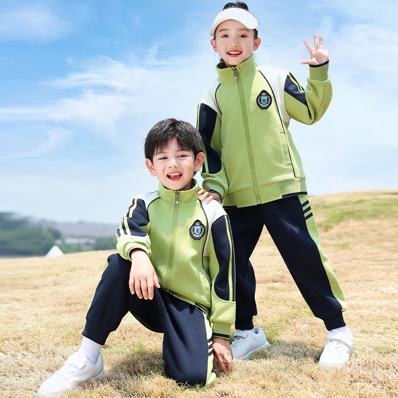 日本无印mu幼儿园园服春秋装学院风儿童运动会校服套装小学生统一 - 图2