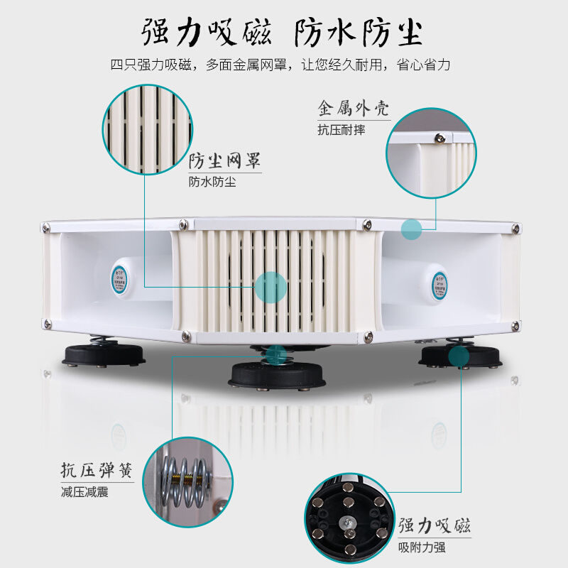 金门子车载广告户外宣传喇叭叫卖车顶广播地摊扩音无线器大扩音机-图1