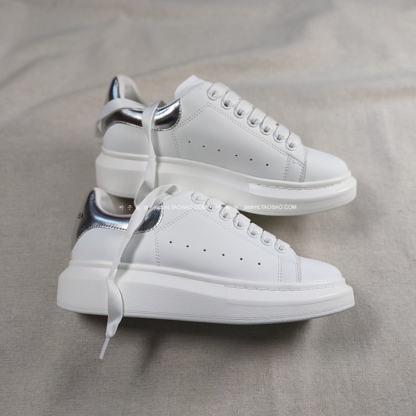 仅1对！牛货~纯原！2026新款~时髦洋气布洛克百搭真皮银尾 德训鞋,淘宝优惠券,粉丝福利购,淘宝优惠卷