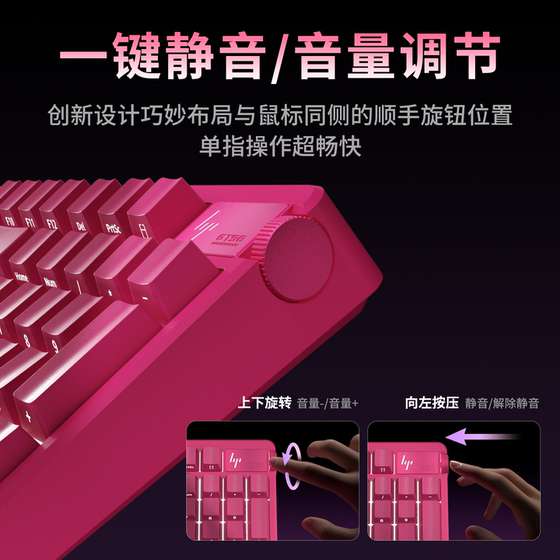 HP GT98 three-mode customized keyboard folding keycaps