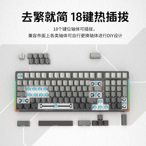 HP mechanical keyboard and mouse set for gaming