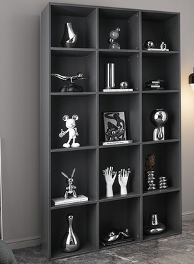 软装饰品电镀银色书架