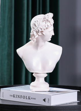 样板房间书柜莫兰迪陶瓷软装饰品