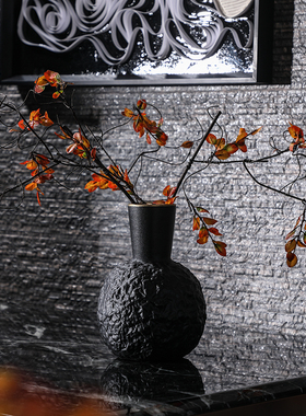 禅意新中式大理石底座木纹首饰盒