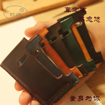 The Messiah custom genuine leather lighter protective sheath Bull Leather Lighter leather jacket suitable for all Peng S7 maxijet