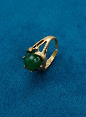 青岛中古新款宫廷风气质戒指女时尚百搭简约手饰文艺复古小众饰品