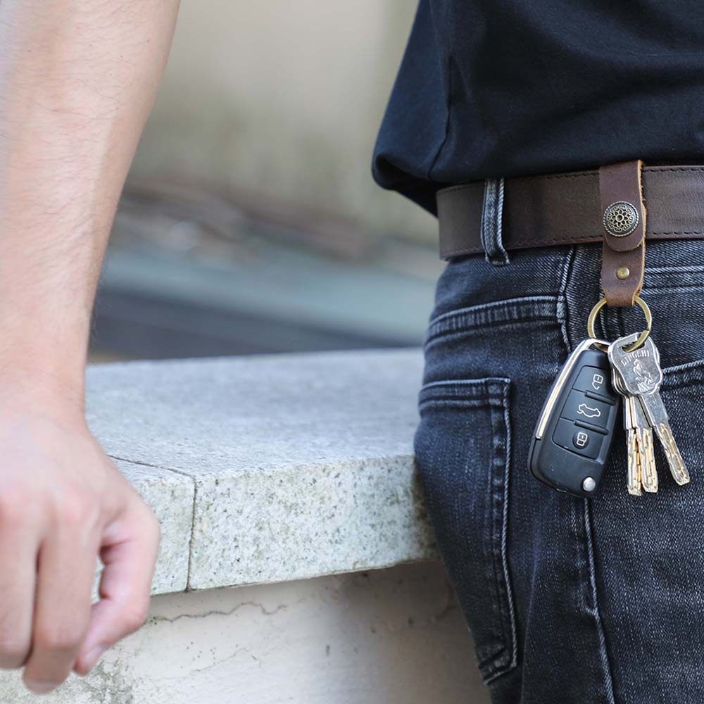 手工原创钥匙扣进口头层牛皮钥匙包车钥匙包复古个性经典真皮实用,淘宝优惠券,粉丝福利购,淘宝优惠卷