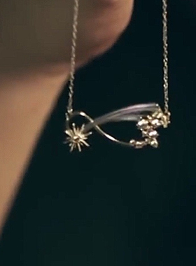 通体纯银~泰版流星花园同款项链