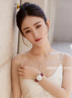 赵丽颖同款项链锆石女