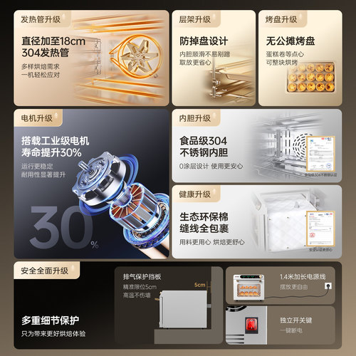 【官方旗舰】UKOEO 5A高比克风炉家用商用烘焙发酵大容量电烤箱 - 图0