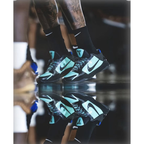 STY定制Nike Kobe5 ZK5 EYBL科比5蒂芙尼 赵睿同款耐克实战篮球鞋 - 图1