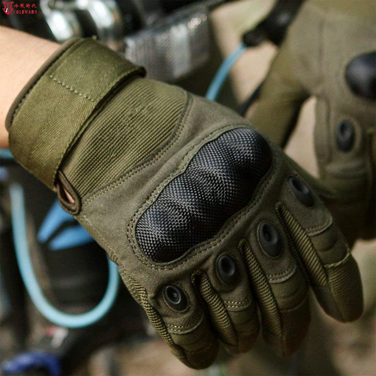 冷战时代俄罗斯特种兵碳纤战术手套户外防护全指触屏摩托车塔科夫,淘宝优惠券,粉丝福利购,淘宝优惠卷