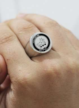 时尚钛钢戒指 欧美摇滚乐队激光镭射刻FOLLOW ME图案钛钢戒指指环