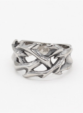 戒指哥特钛钢时尚图腾钛钢戒指