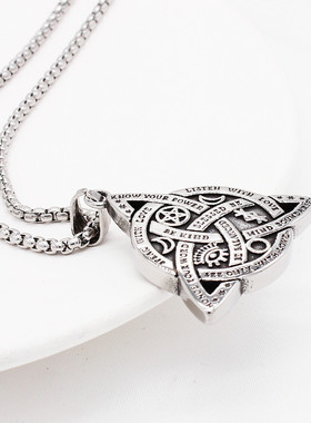 时尚钛钢项链欧美个性复古钛钢