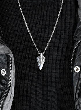 时尚钛钢项链钛钢北欧神话维京符文字项链文化图文吊坠链钛钢项链