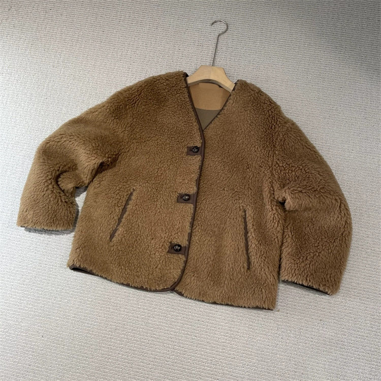 重磅！~期待！禾1.29W+！秋冬气质保暖羊羔毛剪绒短款外套上衣,淘宝优惠券,粉丝福利购,淘宝优惠卷