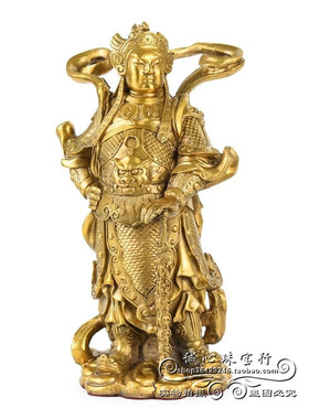 关公韦陀伽蓝菩萨保平安武财神