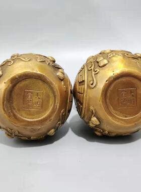 八卦黄铜葫芦居家工艺品摆件