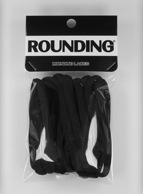 NB新百 适用 6mm扁圆鞋带黑白色红灰色ROUNDING原装正品纽巴伦