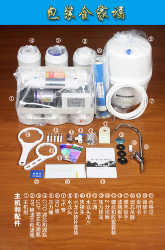 包邮泰斯科玛净水器净化器家用水自来水直饮过滤器五级厨房反渗透 - 图2