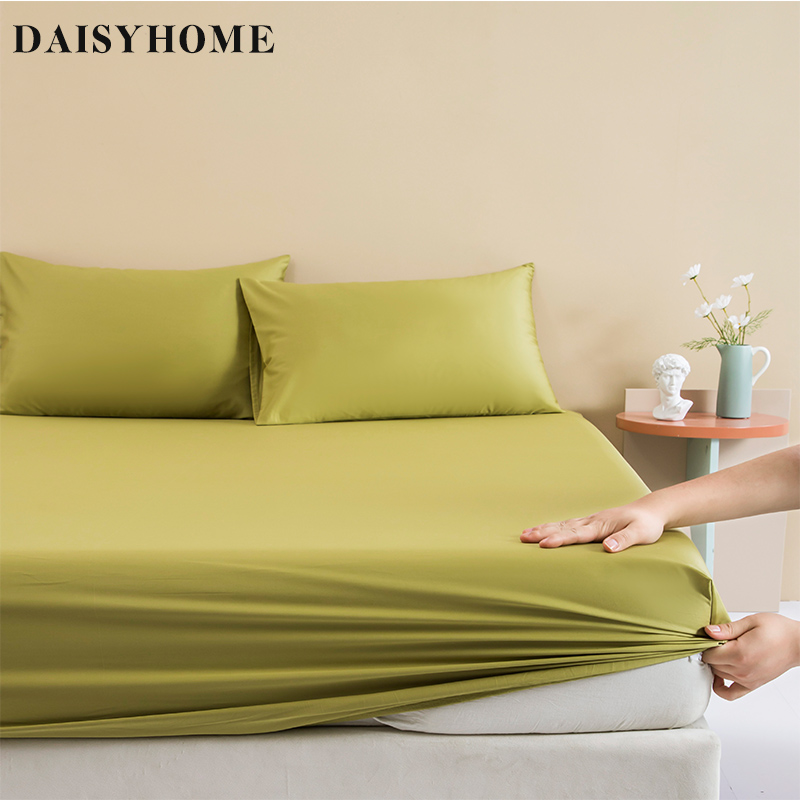 DAISYHOME100支澳棉纯棉单品床笠10色可选笠高30cm全棉床单床笠-图0